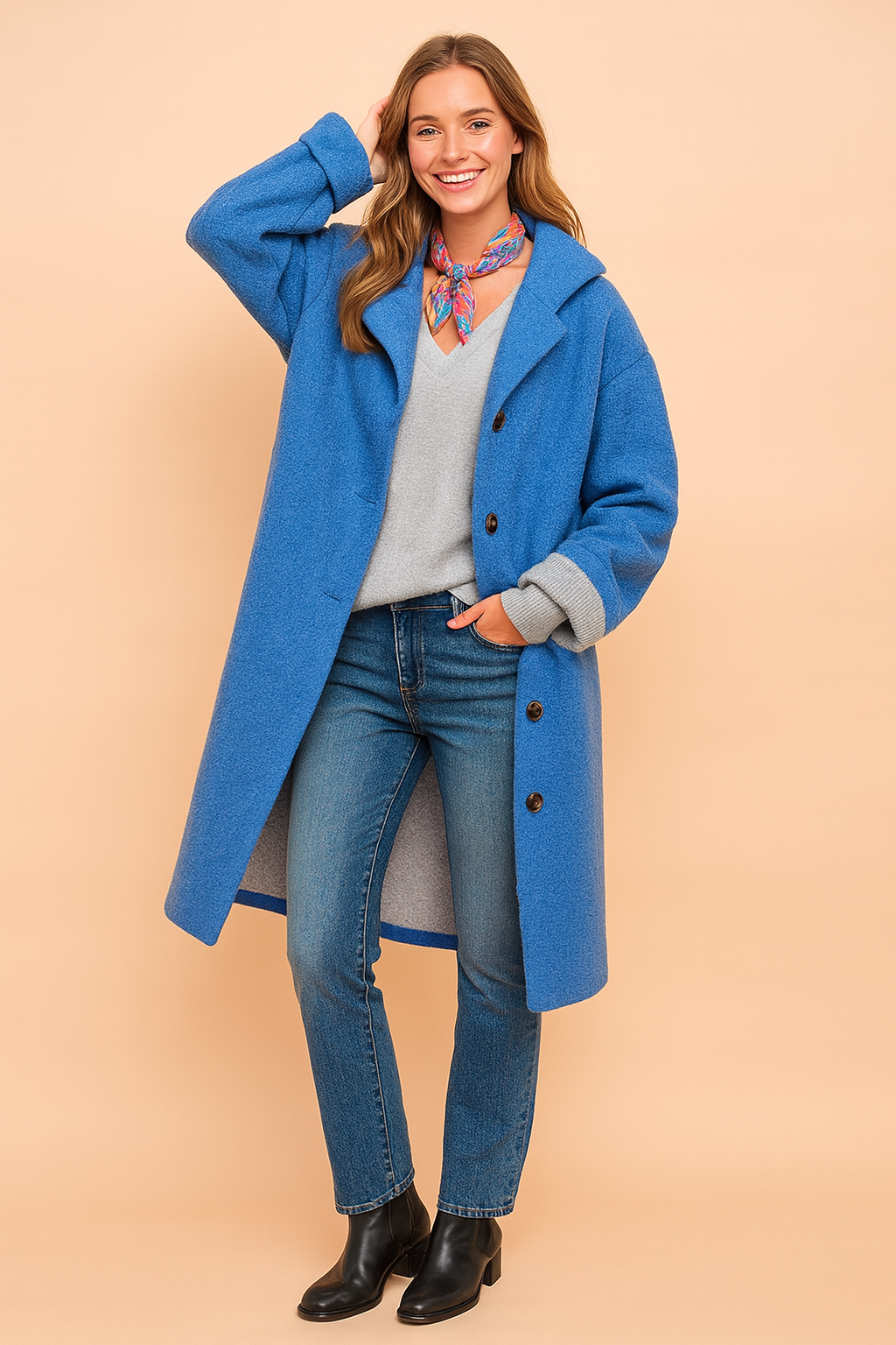 Harriet Collingford | Hooded Longline Coat For Women