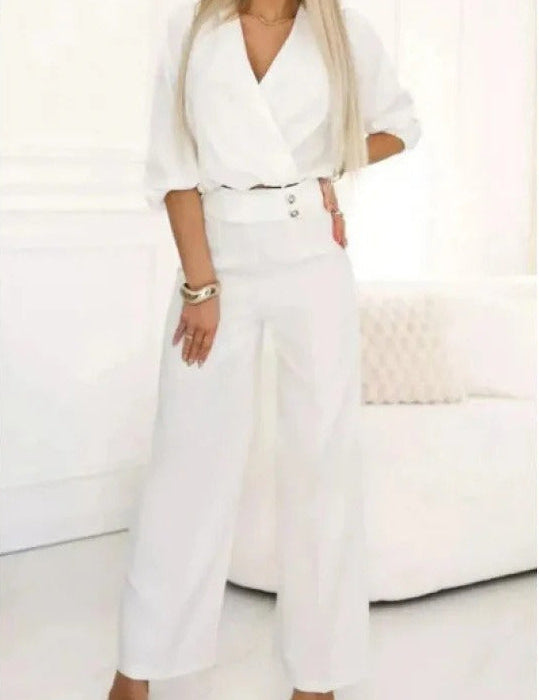 Harriet Collingmore | Elegant Long Sleeve Co-Ord Set For Women