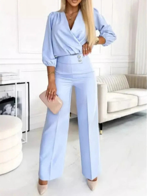 Harriet Collingmore | Elegant Long Sleeve Co-Ord Set For Women