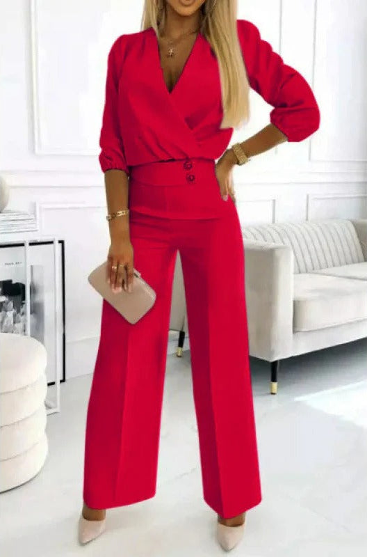 Harriet Collingmore | Elegant Long Sleeve Co-Ord Set For Women