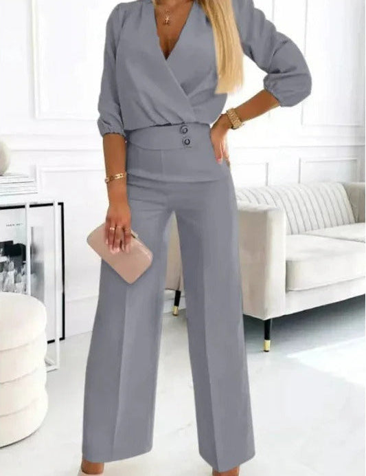 Harriet Collingmore | Elegant Long Sleeve Co-Ord Set For Women