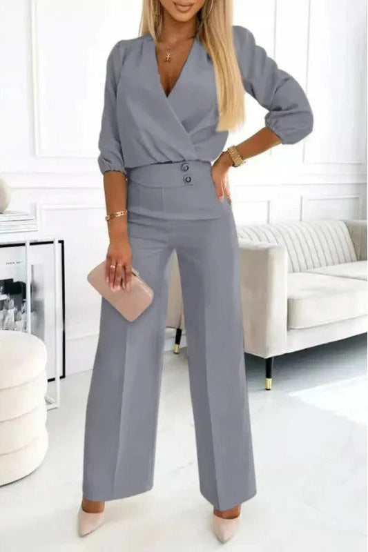 Harriet Collingmore | Elegant Long Sleeve Co-Ord Set For Women