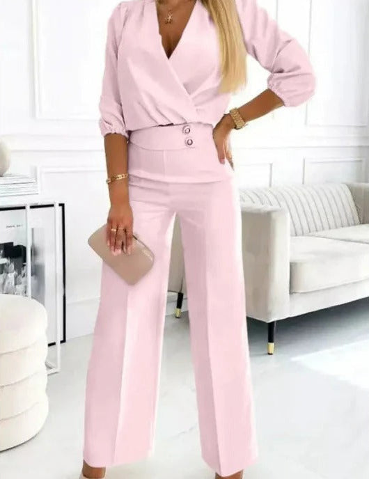 Harriet Collingmore | Elegant Long Sleeve Co-Ord Set For Women