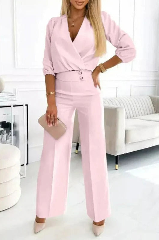 Harriet Collingmore | Elegant Long Sleeve Co-Ord Set For Women