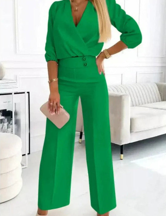 Harriet Collingmore | Elegant Long Sleeve Co-Ord Set For Women