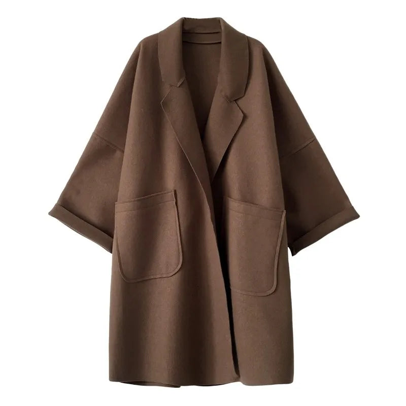 Cecily Bramford | Wool Blend Overcoat For Women