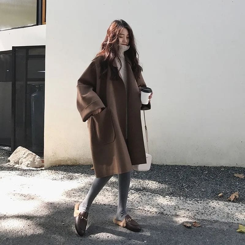 Cecily Bramford | Wool Blend Overcoat For Women