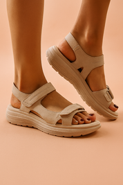 Harriet Colwood | Beige Sport Sandals For Women