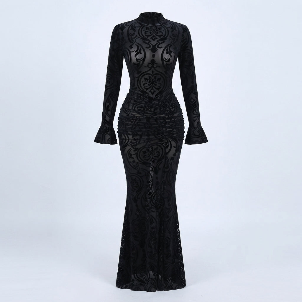MeshFloralFlockedPleatedDress426daitem.jpg