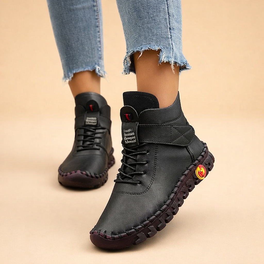 Evangeline Stormcroft | Leather Ankle Boots For Women
