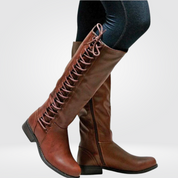 Vivienne Stormcroft | Knee-High Lace-Up Riding Boots For Women