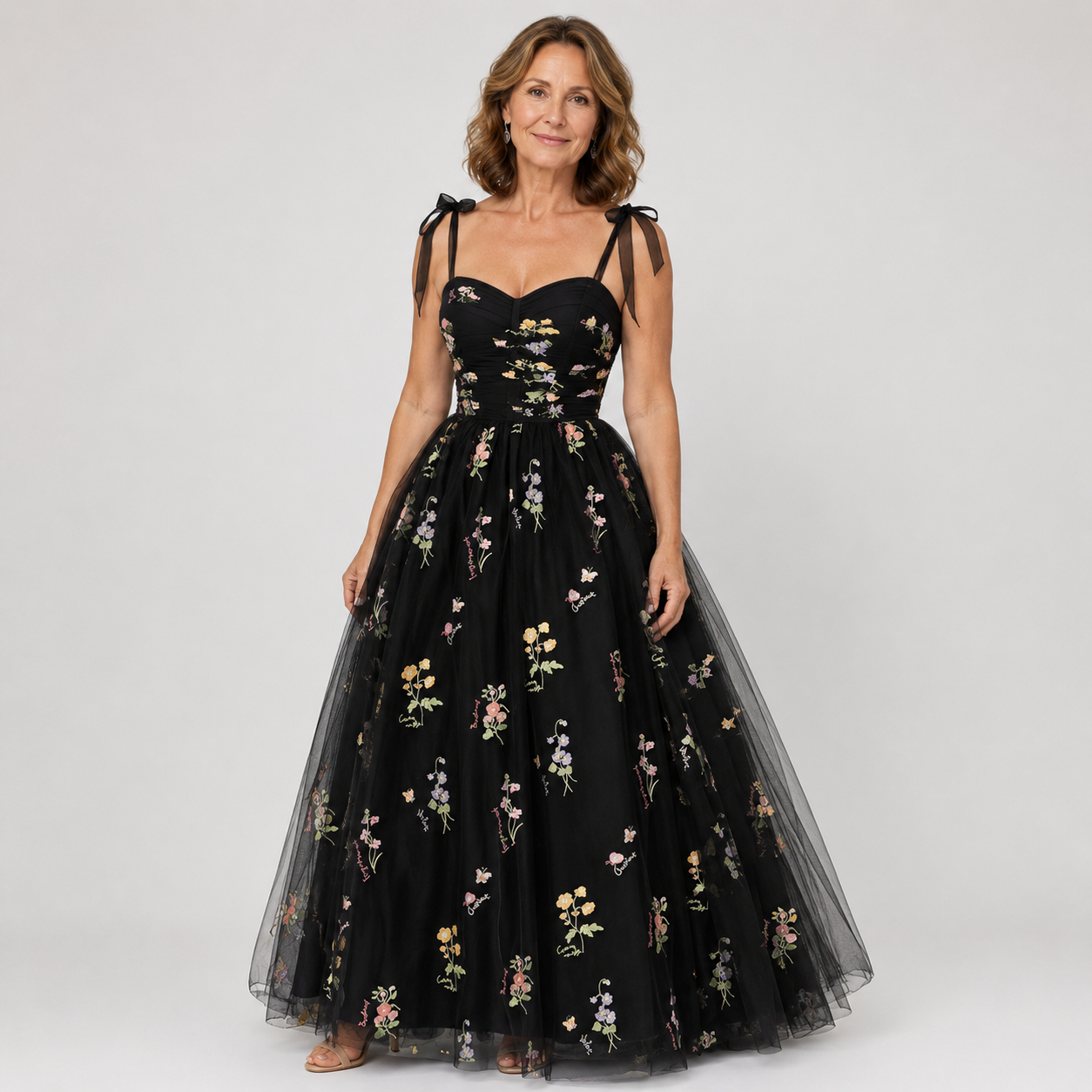 Ophelia Langford | Floral Formal Maxi Dress For Women
