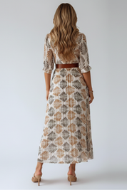 Lydia Fenwick | Botanical Print Maxi Dress For Women