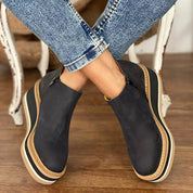 Harriet Collingsworth | Platform Wedge Ankle Boots For Women