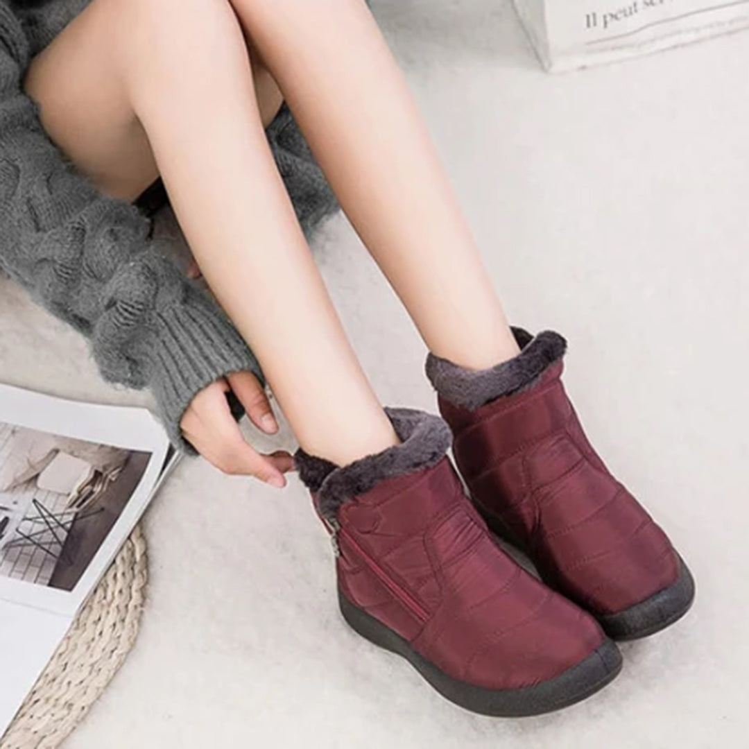 Helena Duncastle | Fur-Lined Snow Ankle Boots For Women