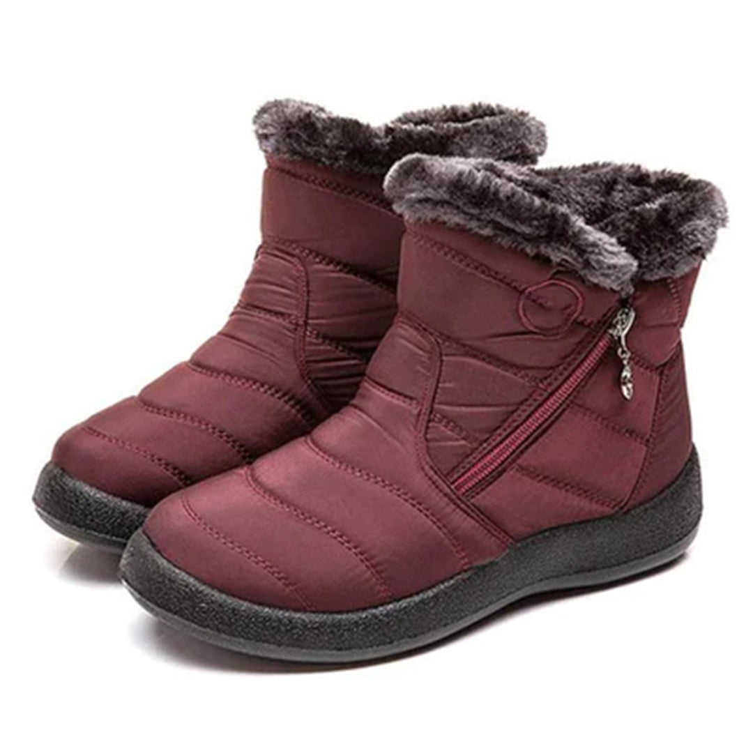 Helena Duncastle | Fur-Lined Snow Ankle Boots For Women