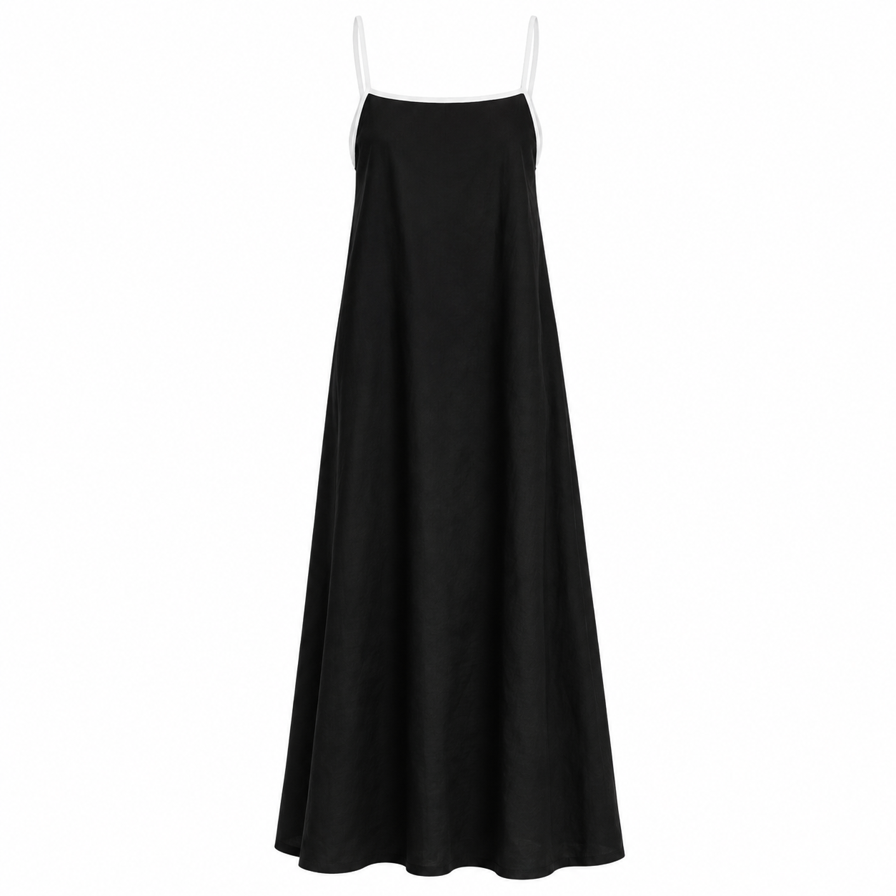 Rosalind Kingsley | Black Sleeveless Maxi Dress For Women