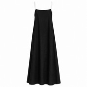 Rosalind Kingsley | Black Sleeveless Maxi Dress For Women