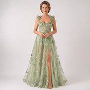 Rosamund Ainsley | Elegant Lace Formal Maxi Dress For Women