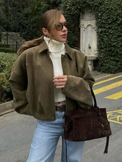 Harriet Colbourne | Oversized Bomber Jacket For Women
