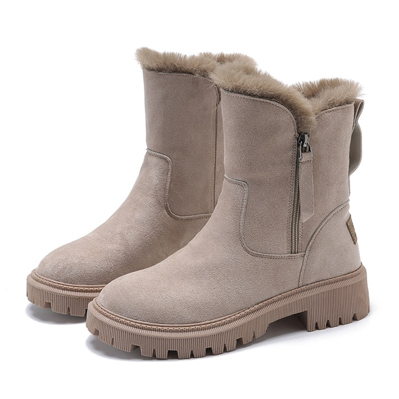 Harriet Colbourne | Faux Fur Lined Ankle Boots For Women