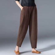 Henrietta Voss | Lightweight Linen Tapered Trousers For Women