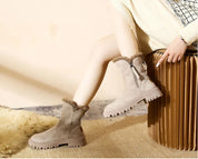 Harriet Collingdale | Fur Trim Ankle Boot For Women
