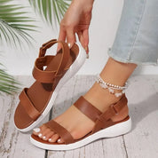 Natasha Wrenfield | Flat Ankle Strap Sandals For Women