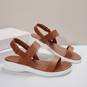 Natasha Wrenfield | Flat Ankle Strap Sandals For Women