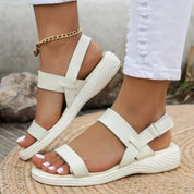 Natasha Wrenfield | Flat Ankle Strap Sandals For Women