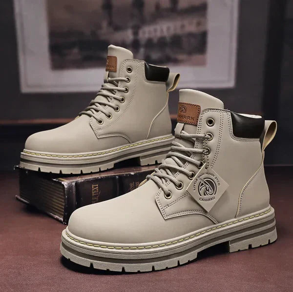 Harriet Dunmore | Rugged Olive Ankle Boots For Women