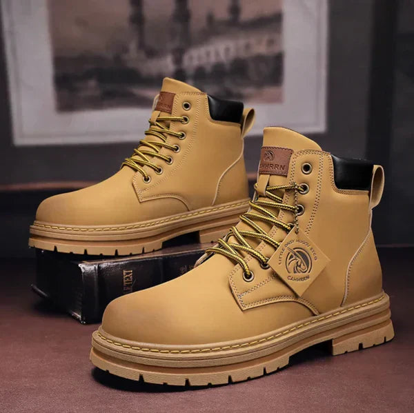 Harriet Dunmore | Rugged Olive Ankle Boots For Women