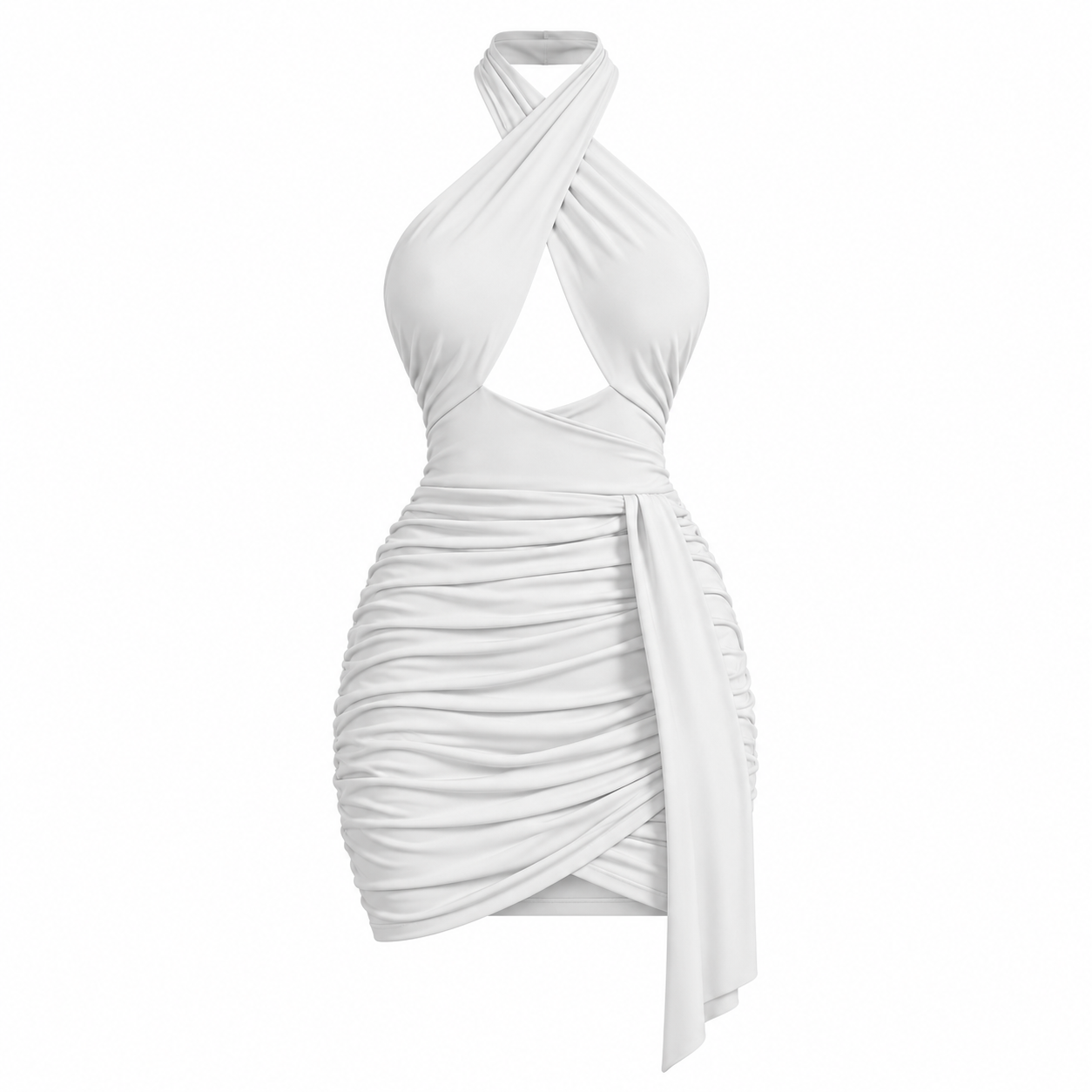 Seraphina Lockhart | White Mini Cocktail Dress For Women