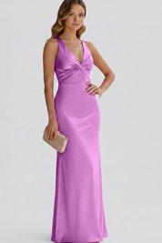 Antoinette Lacroix | Twist-Front V-Neck Maxi Dress For Women