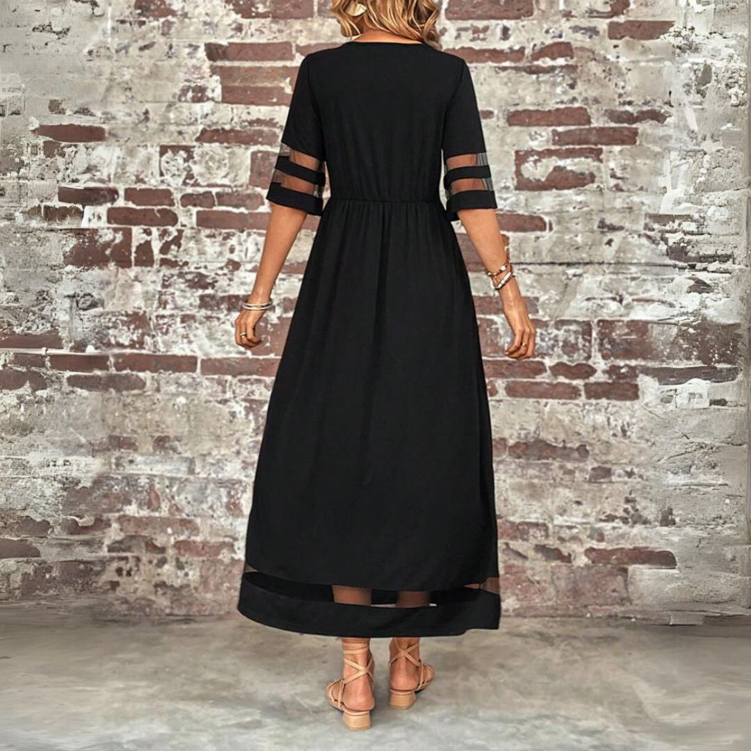 Isadora Blackmere | Long Sleeve Midi Dress For Women