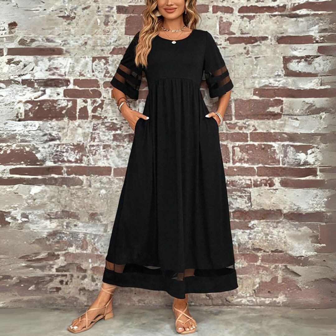 Isadora Blackmere | Long Sleeve Midi Dress For Women