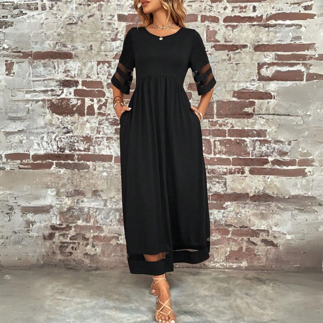 Isadora Blackmere | Long Sleeve Midi Dress For Women