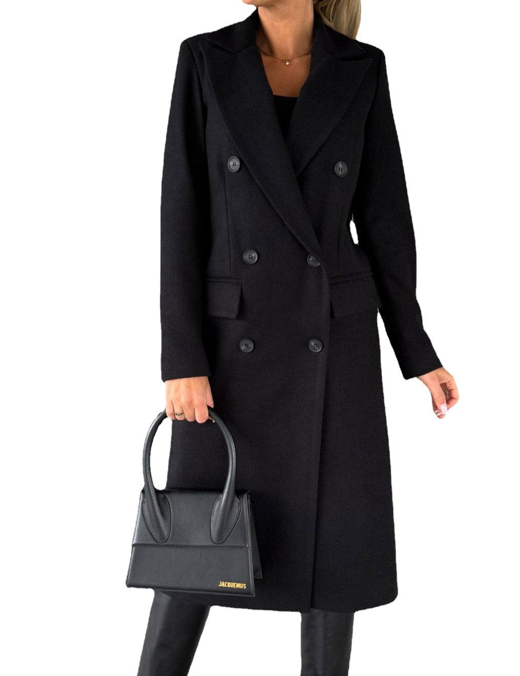 Claudia Renforth | Double-Breasted Longline Overcoat For Women