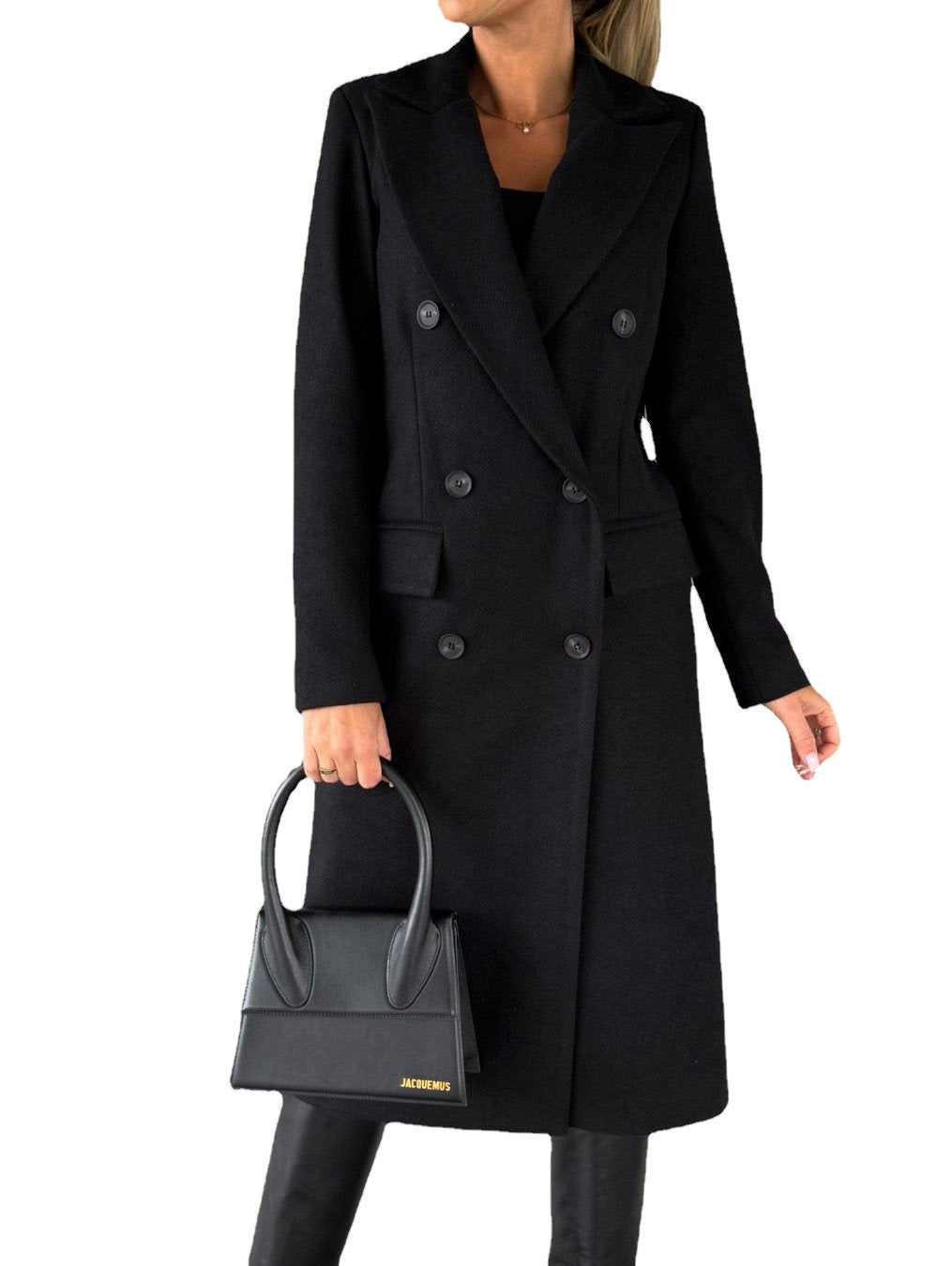 Claudia Renforth | Double-Breasted Longline Overcoat For Women