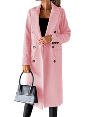Claudia Renforth | Double-Breasted Longline Overcoat For Women