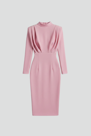 Evangeline Crestmore | Long Sleeve Midi Dress For Women