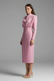 Evangeline Crestmore | Long Sleeve Midi Dress For Women