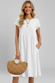 Frances Alderton | Relaxed Midi Dress For Women
