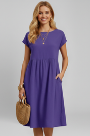 Frances Alderton | Relaxed Midi Dress For Women