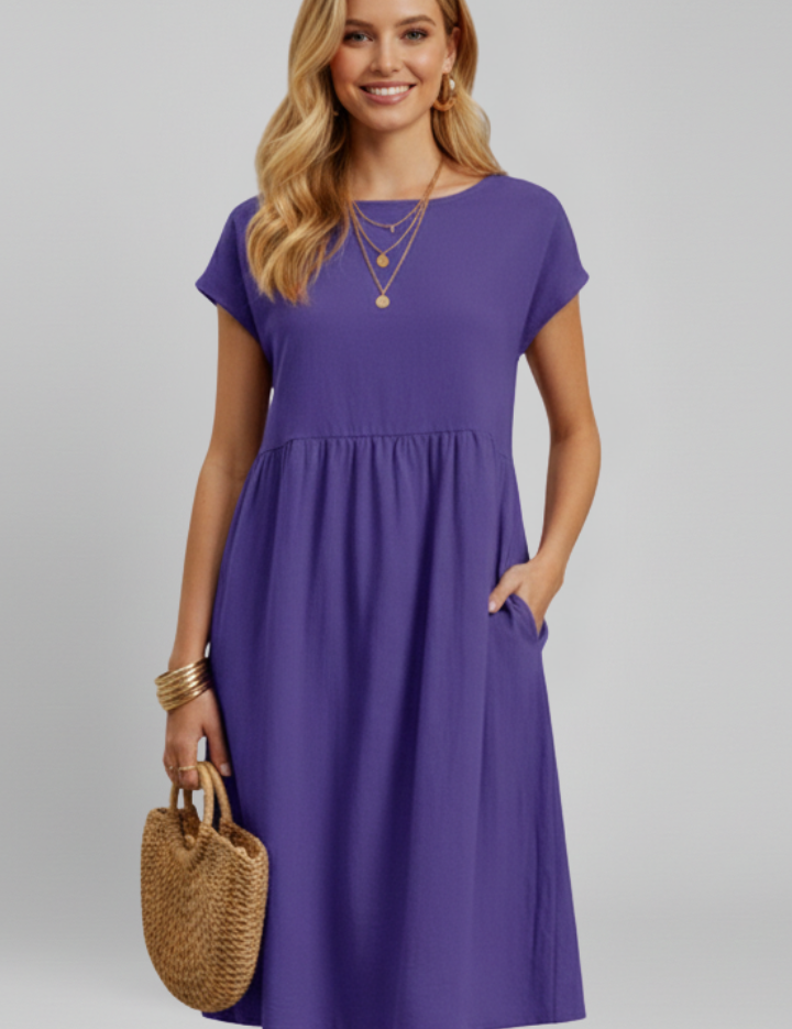 Frances Alderton | Relaxed Midi Dress For Women