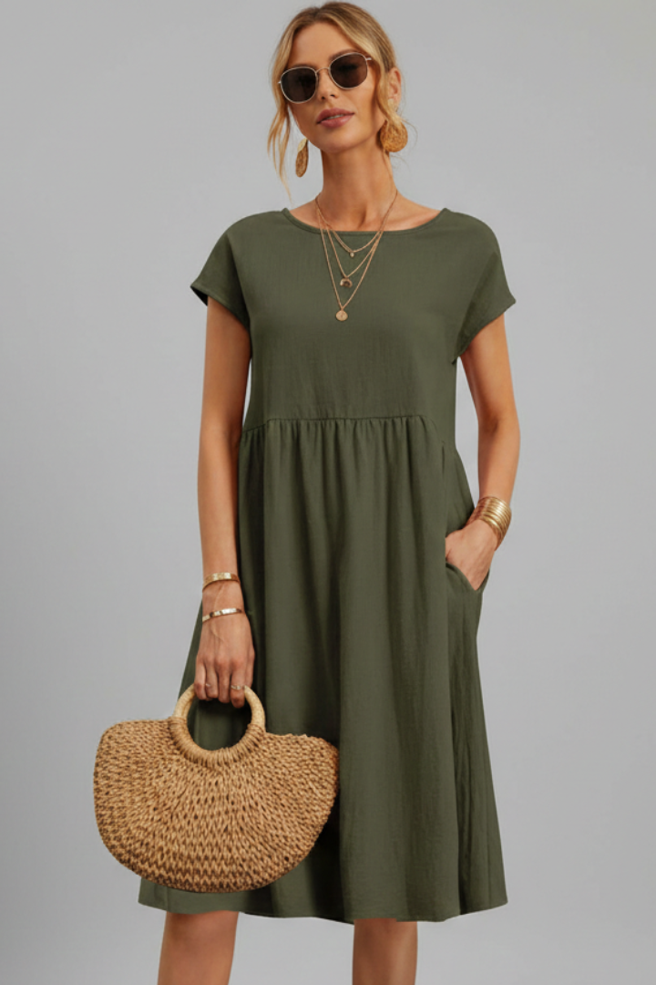 Frances Alderton | Relaxed Midi Dress For Women