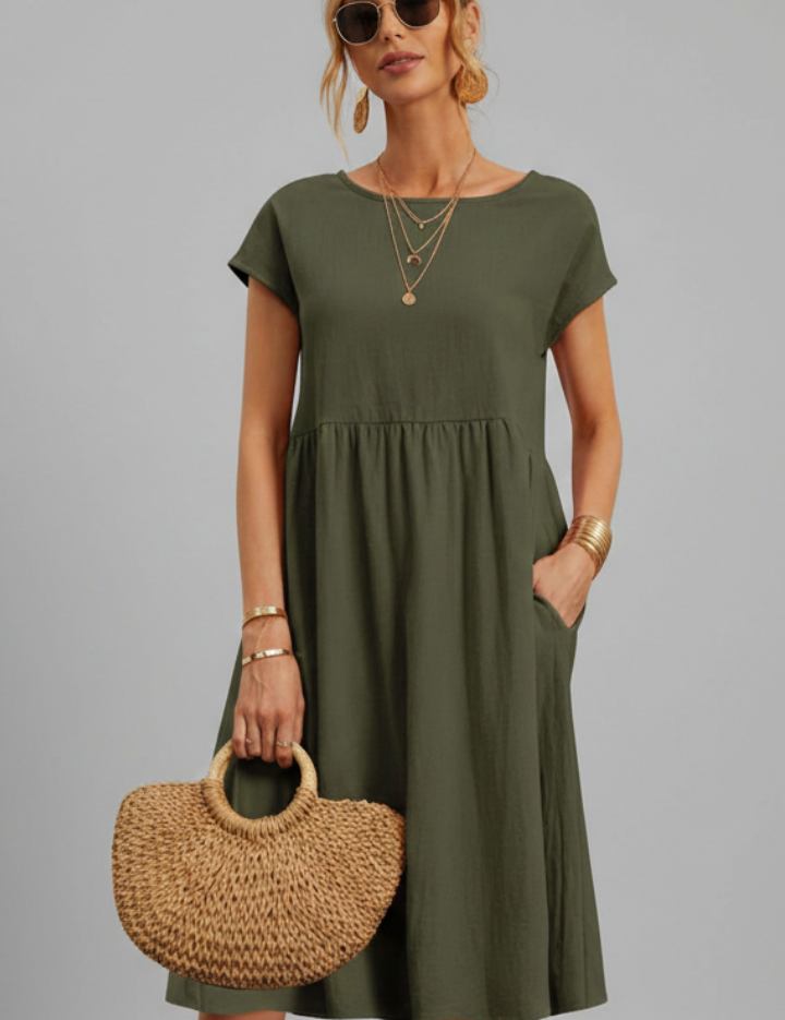 Frances Alderton | Relaxed Midi Dress For Women