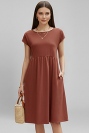 Frances Alderton | Relaxed Midi Dress For Women