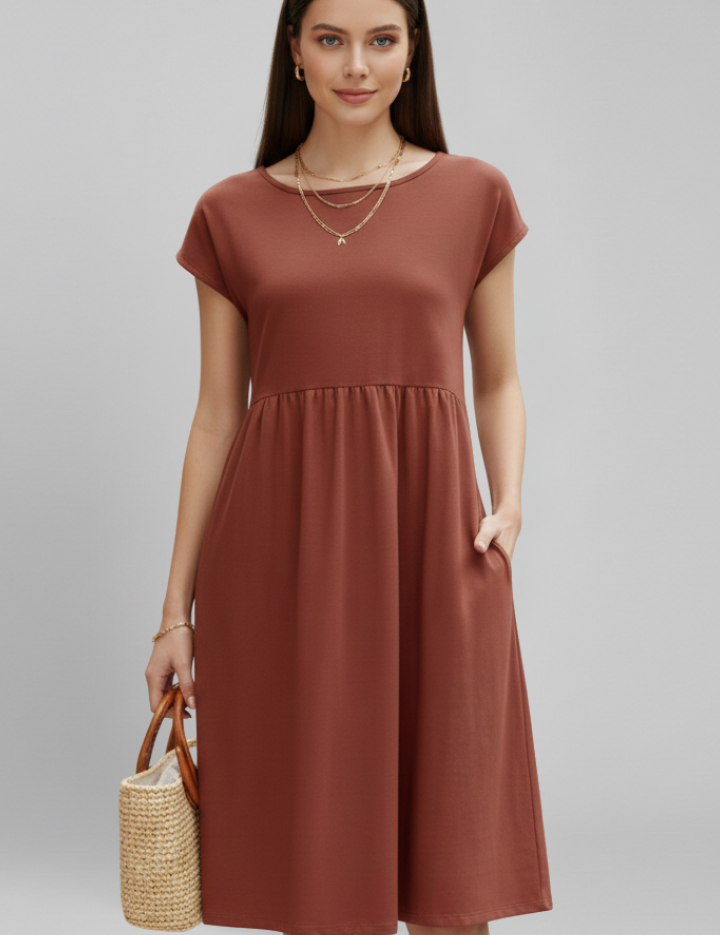 Frances Alderton | Relaxed Midi Dress For Women