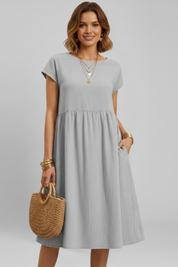 Frances Alderton | Relaxed Midi Dress For Women